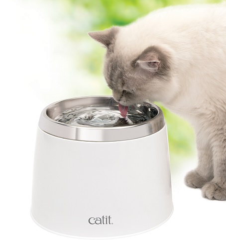 Catit Fresh & Clear Stainless Steel Top Drinking Fountain